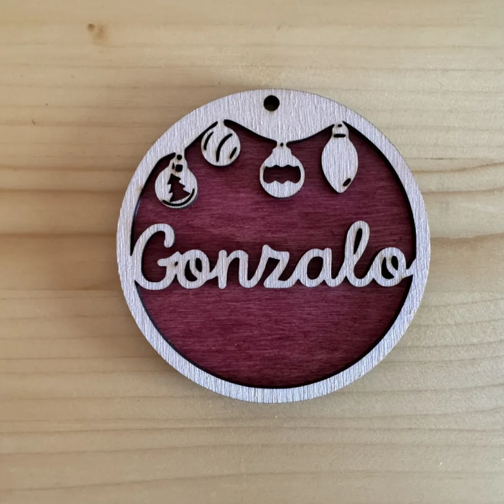 Bola de navidad personalizada a color - MadCreativo