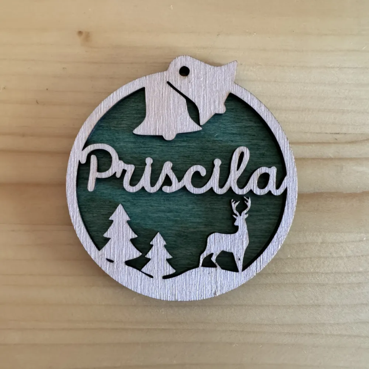 Bola de navidad personalizada a color - MadCreativo