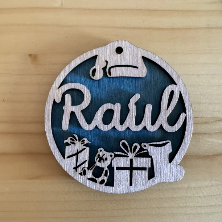 Bola de navidad personalizada a color - MadCreativo