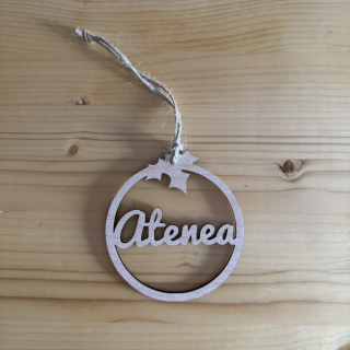 Bola de Navidad Personalizada simple Gorro - MadCreativo