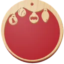 Bola de Navidad personalizada bolas de navidad a color con diseño Bolas