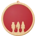 Bola de Navidad personalizada bolas de navidad a color con diseño Cascanueces